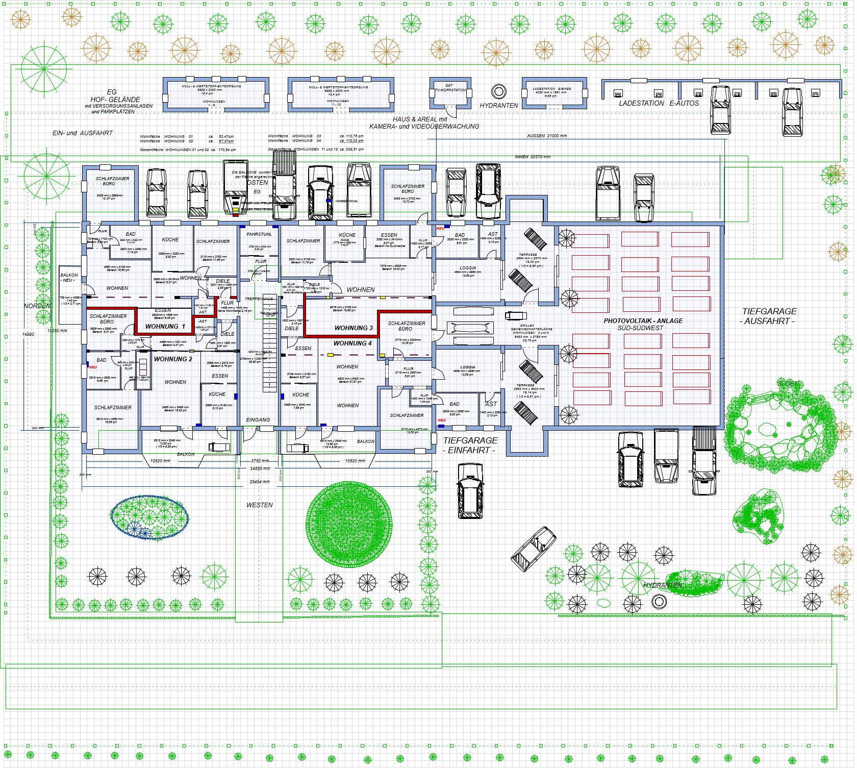 KME mit 12 ETW  EG 333 Möglichkeit 2 - 2024